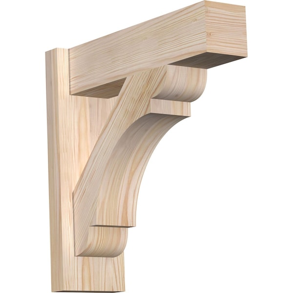 Ekena Millwork Olympic Block Smooth Outlooker, Douglas Fir, 5 1/2"W x 18"D x 18"H OUT06X18X18OLY05SDF - main